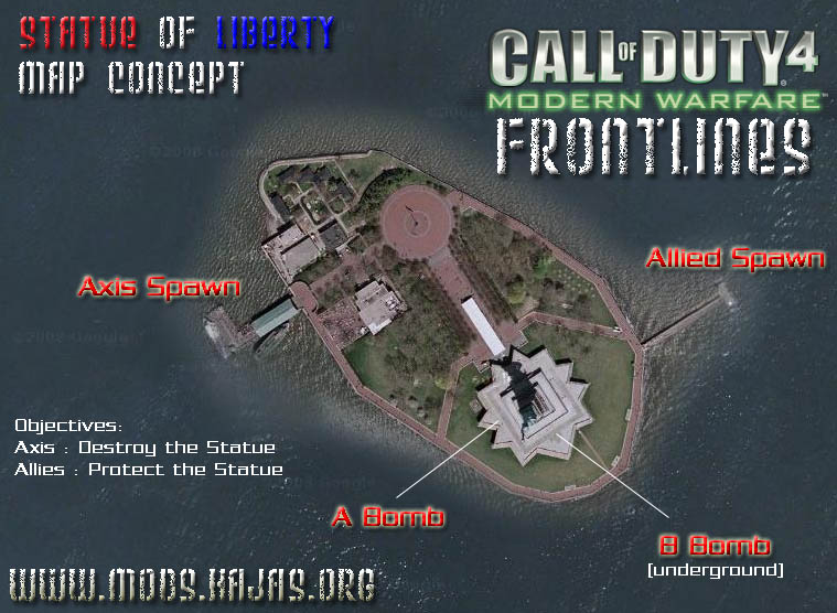 Statue of Liberty - Map Concept